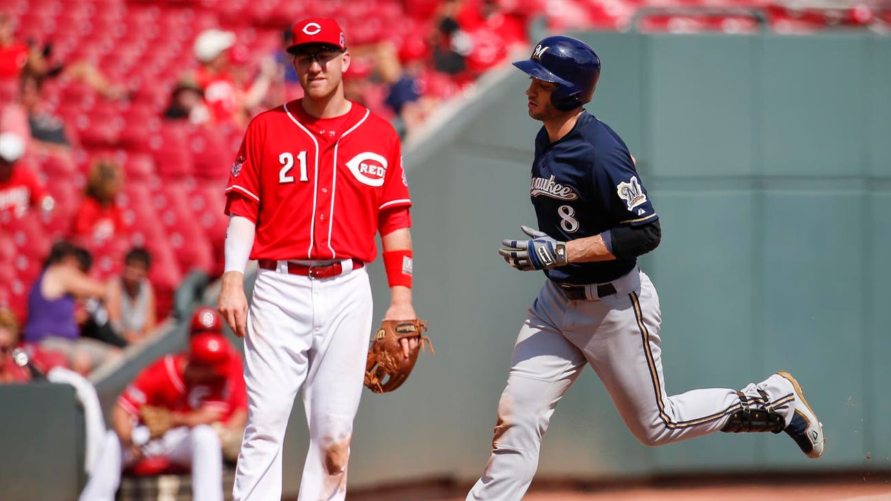 Brewers' sweep foiled by Reds