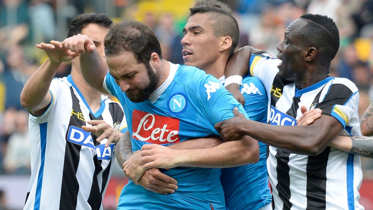 Napoli's Serie A title hopes take a hit with defeat to Udinese