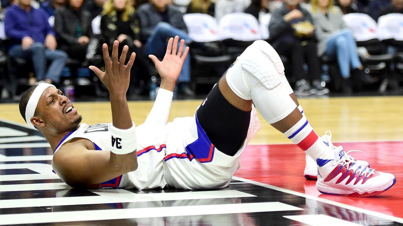 The Clippers beat up Paul Pierce in a fake pregame fight in Boston