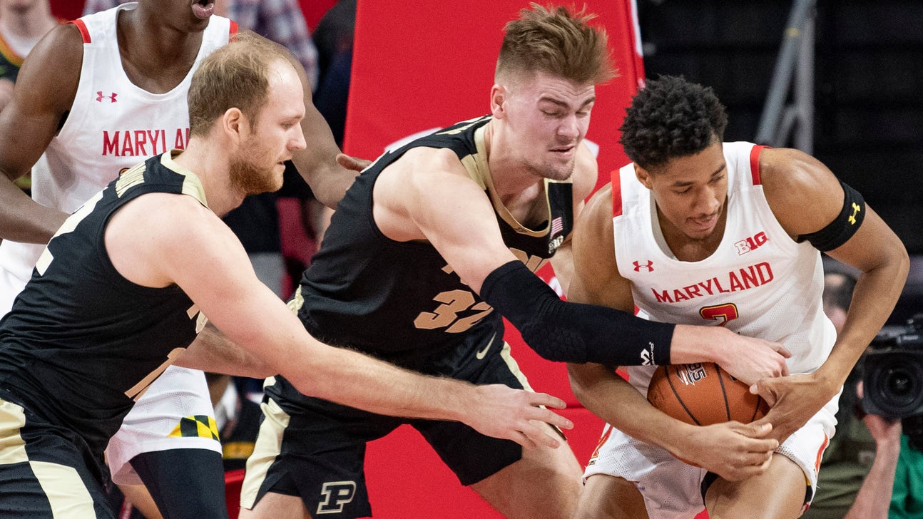 Purdue's late charge falls short in 57-50 loss to No. 17 Maryland