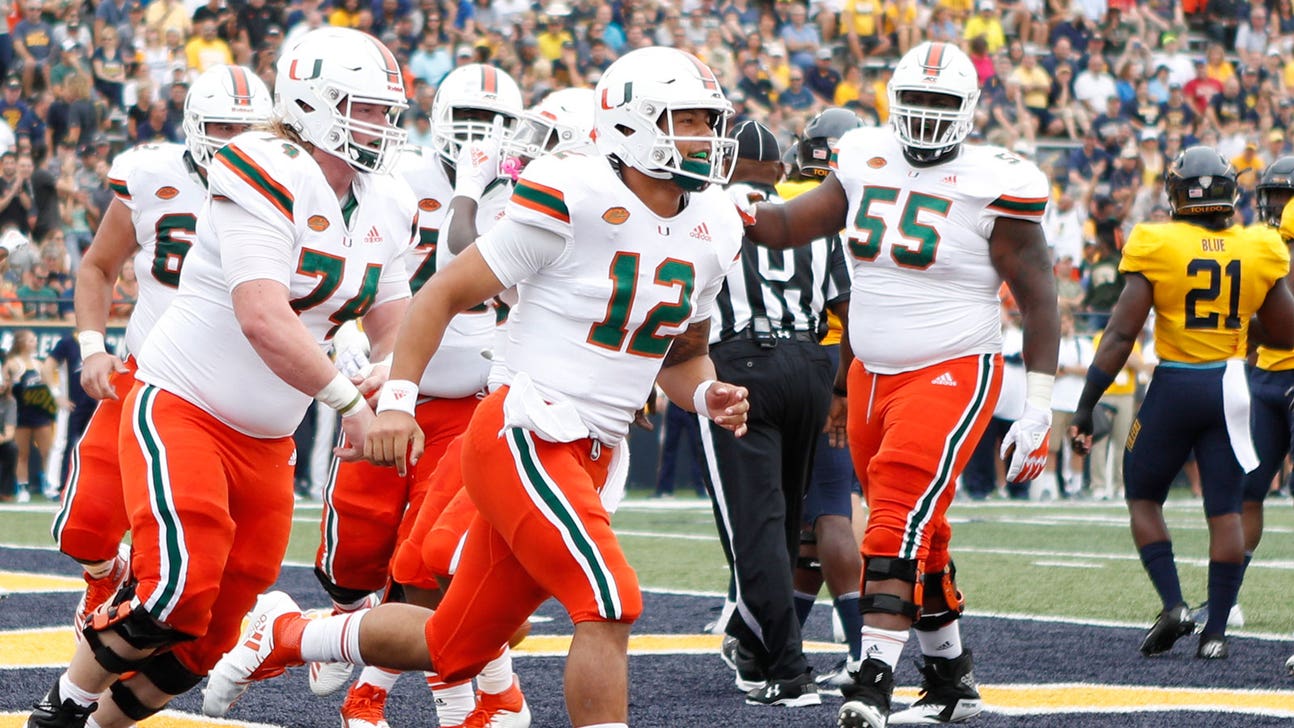 Malik Rosier accounts for 5 TDs as Miami blows past Toledo 49-24