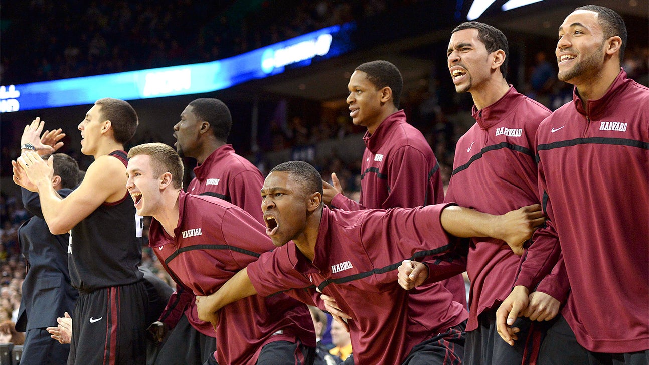 Air Zena: Harvard F jumps over 6-foot-10 teammate