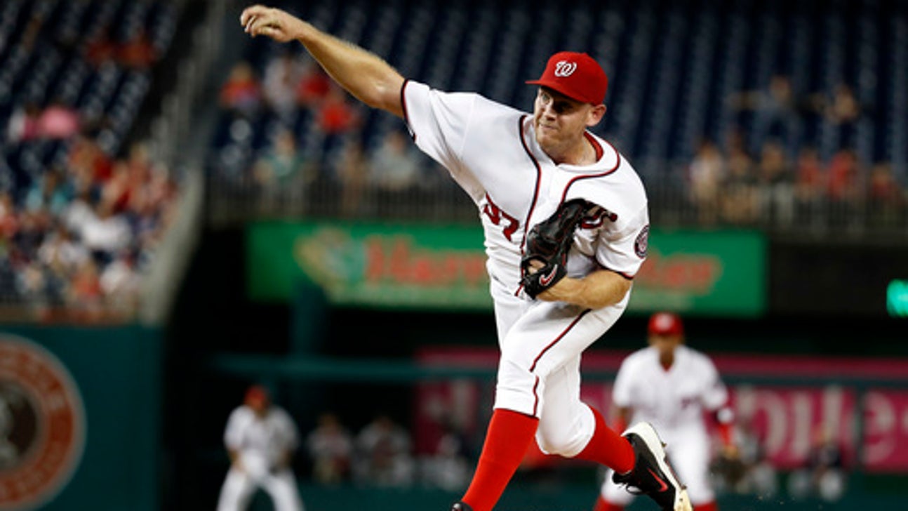 Nationals say Stephen Strasburg has a strained flexor mass
