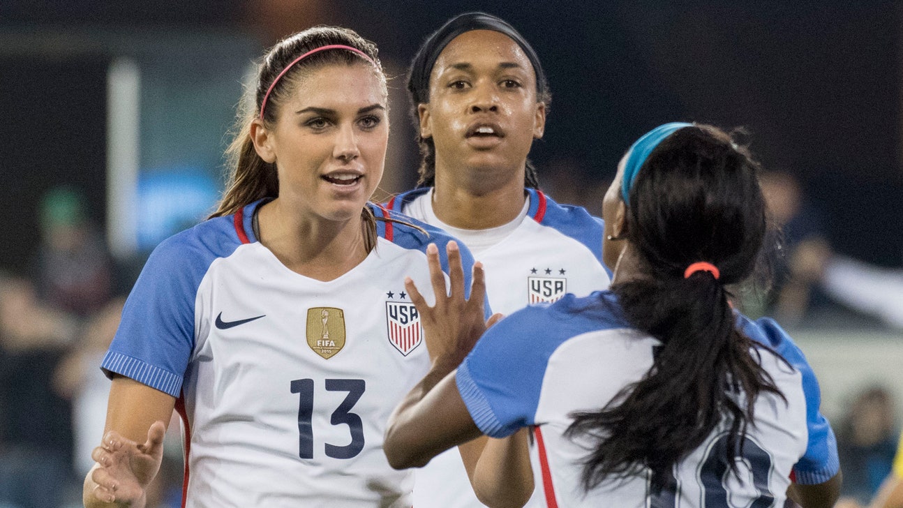 The USWNT's excellent Mannequin Challenge includes surprise cameo