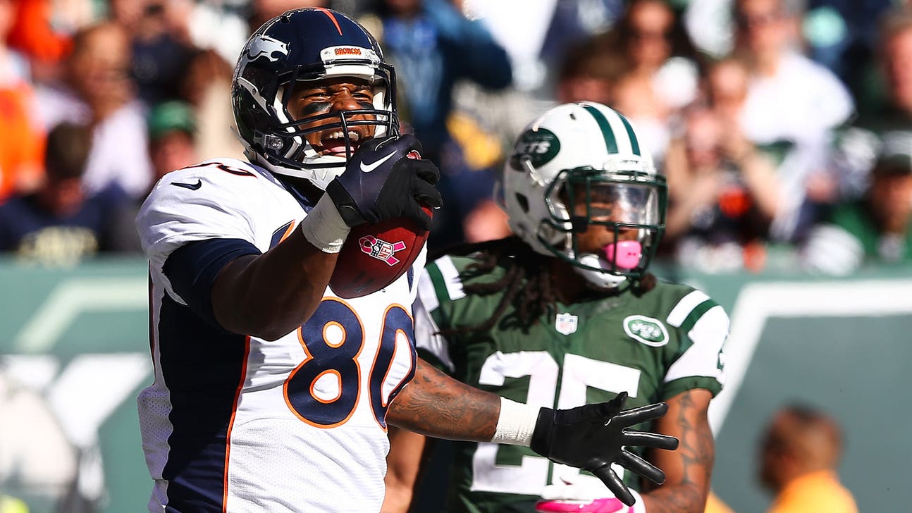 Broncos' Thomas yells 'it's so easy' to score vs. Jets -- as he scores vs. Jets