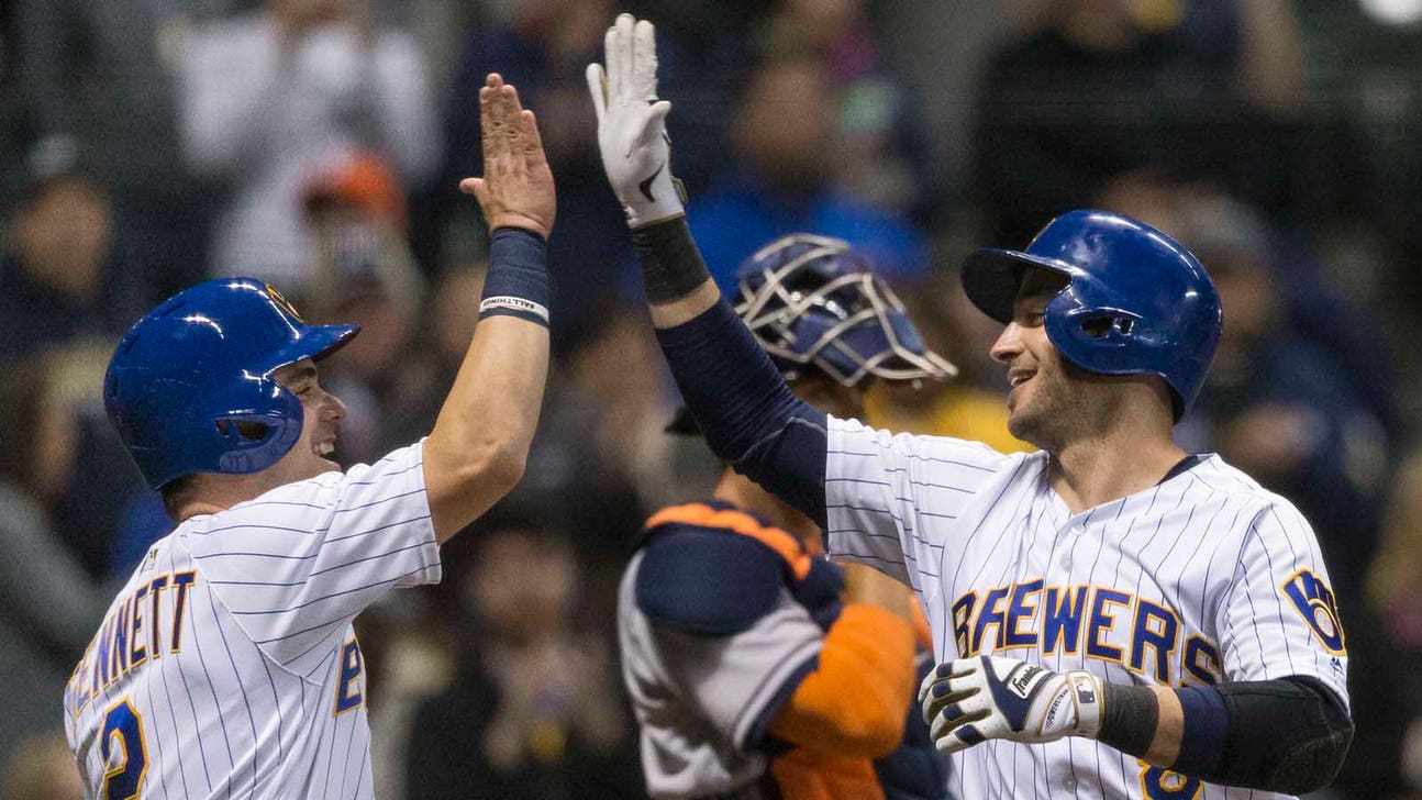 Brewers have chance for team HR record vs. Reds