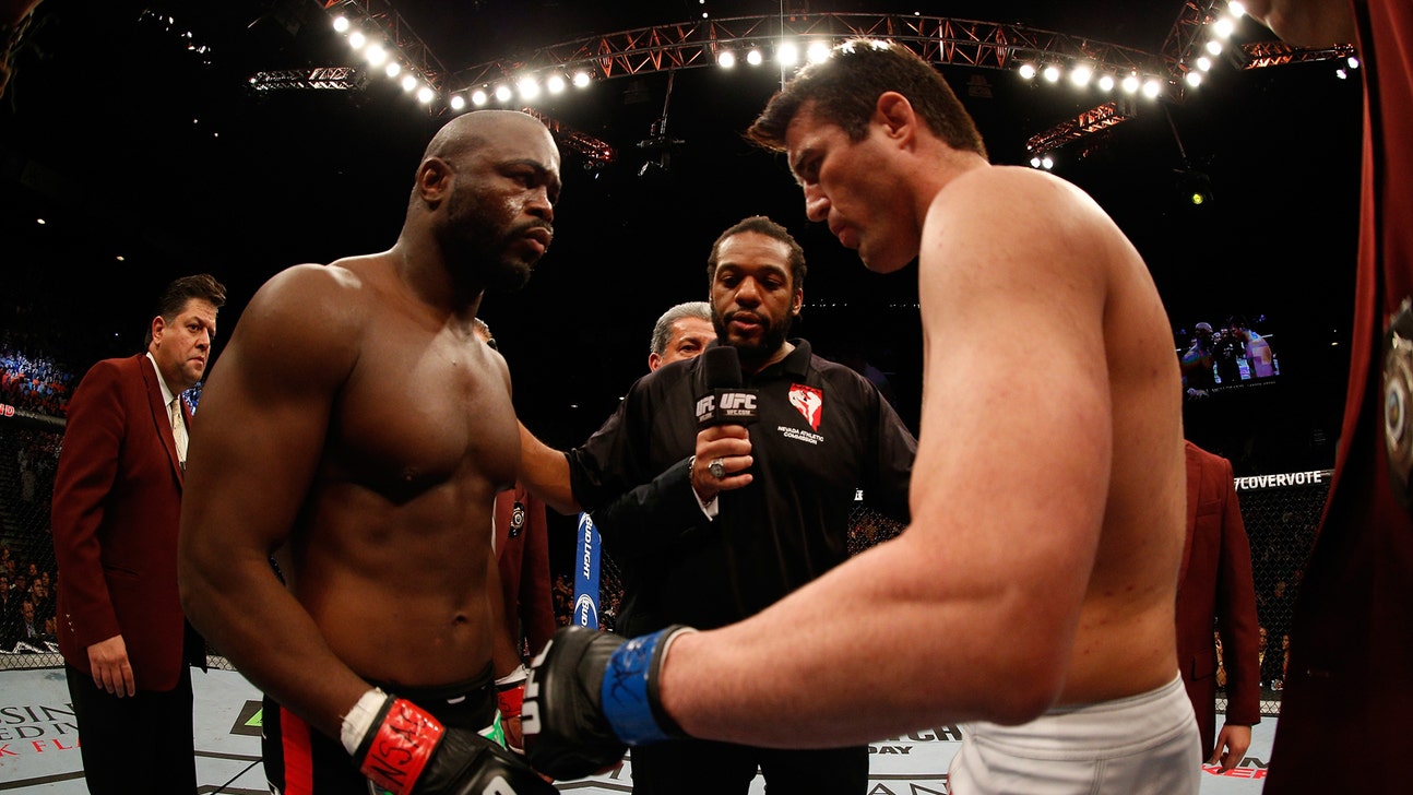Chael Sonnen challenges Rashad Evans to high stakes staring and breath holding contest