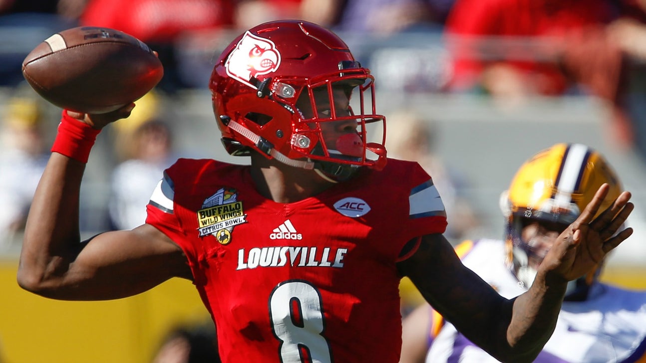 Lamar Jackson responds to criticism that he has 'no shot' to play QB in NFL