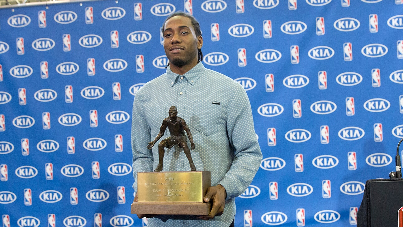 Spurs' Kawhi Leonard named NBA defensive player of year
