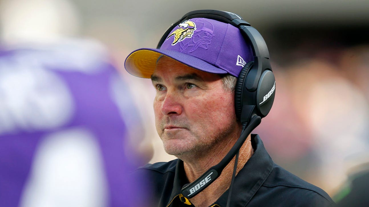 Vikings coach Mike Zimmer returns after eye surgery
