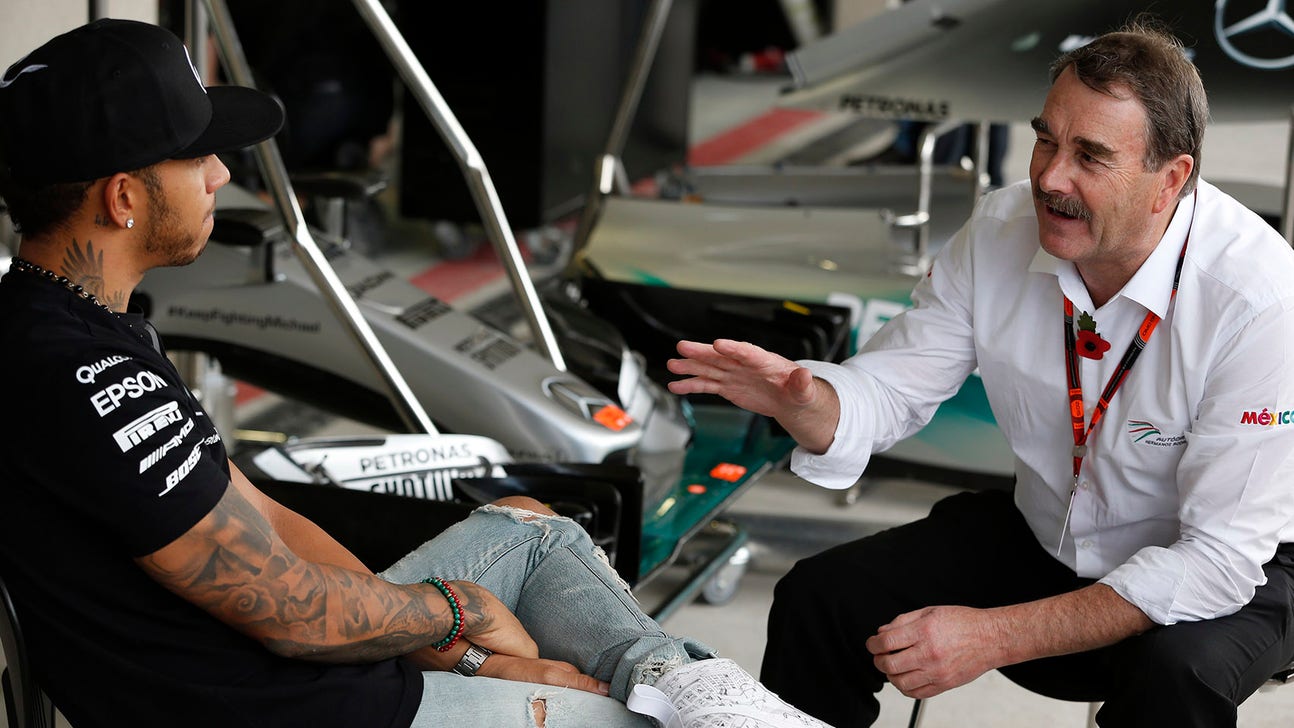 Nigel Mansell was not pleased with Lewis Hamilton's tactics