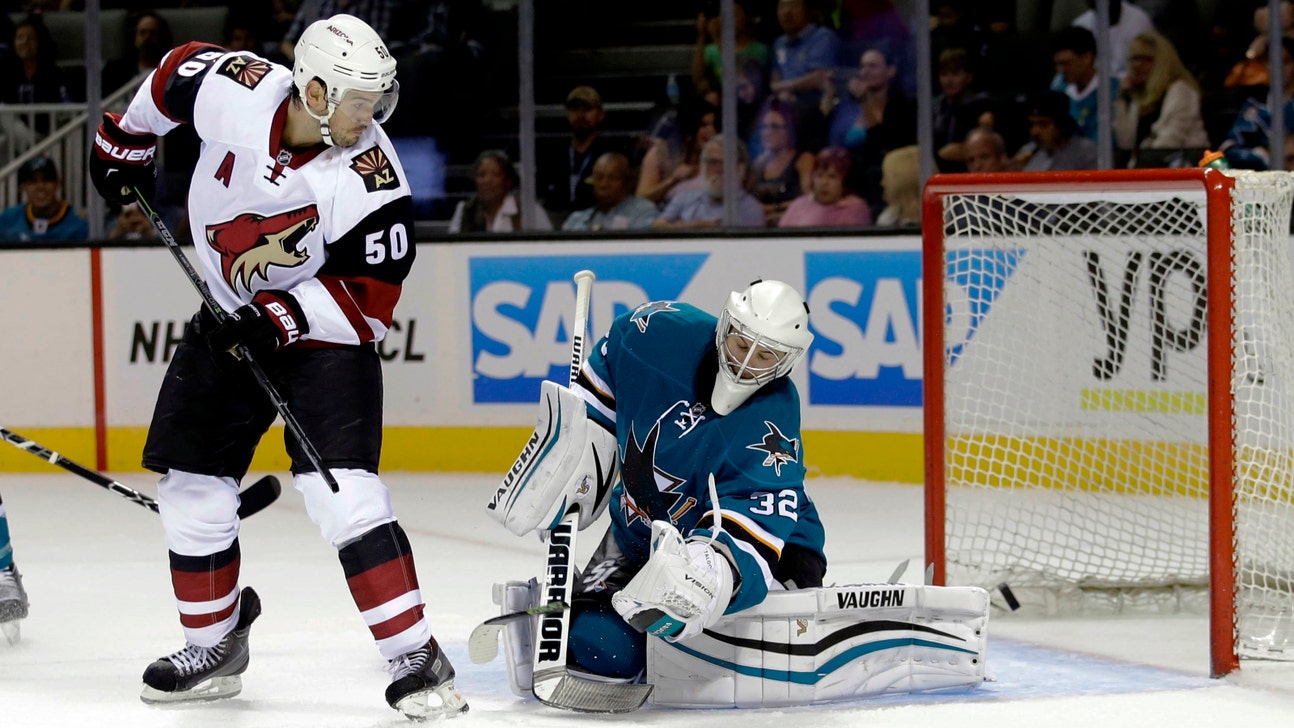 Stalock lead Sharks past Coyotes