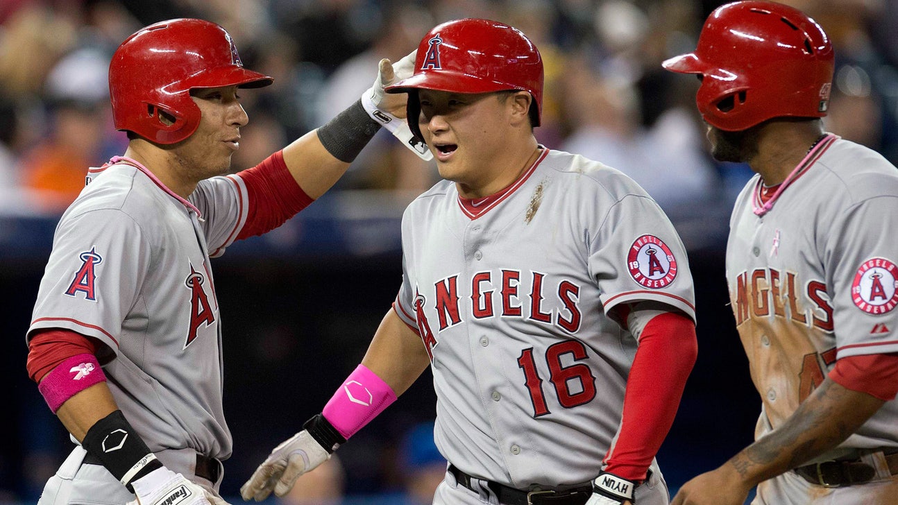 Hank Conger has 5 RBI as Angels beat Blue Jays