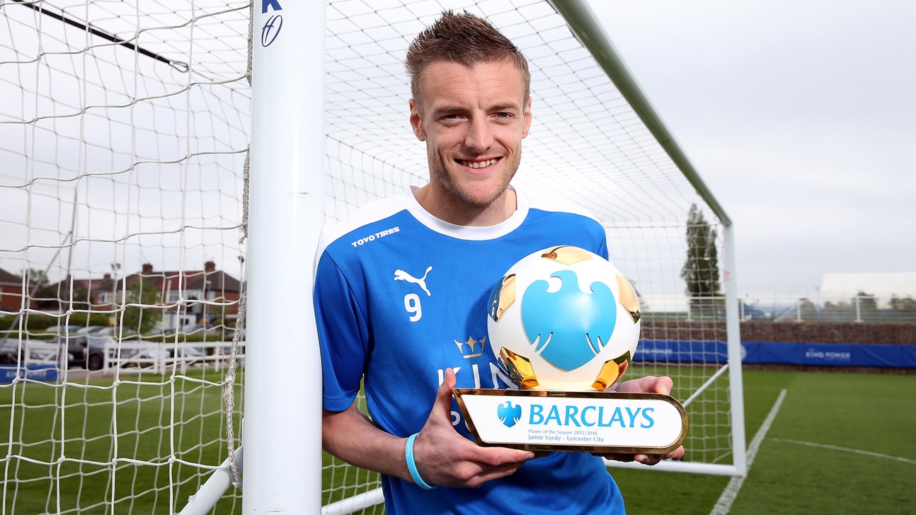 Jamie Vardy scoops Premier League player of the season award