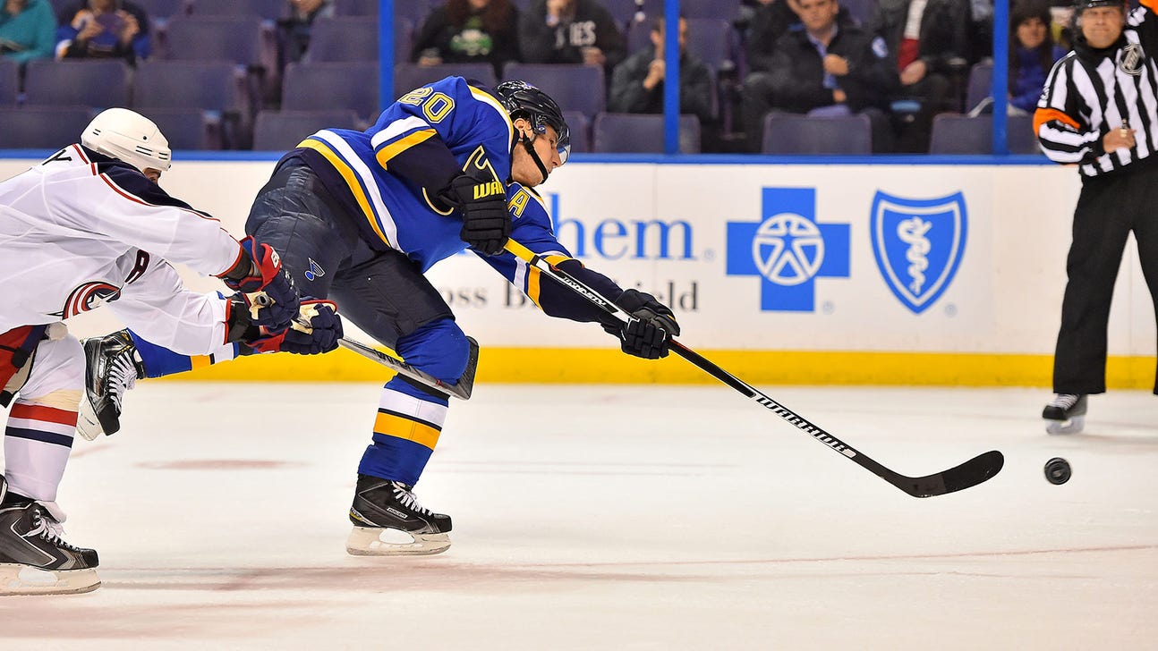 Blues, Blue Jackets split squads split two games