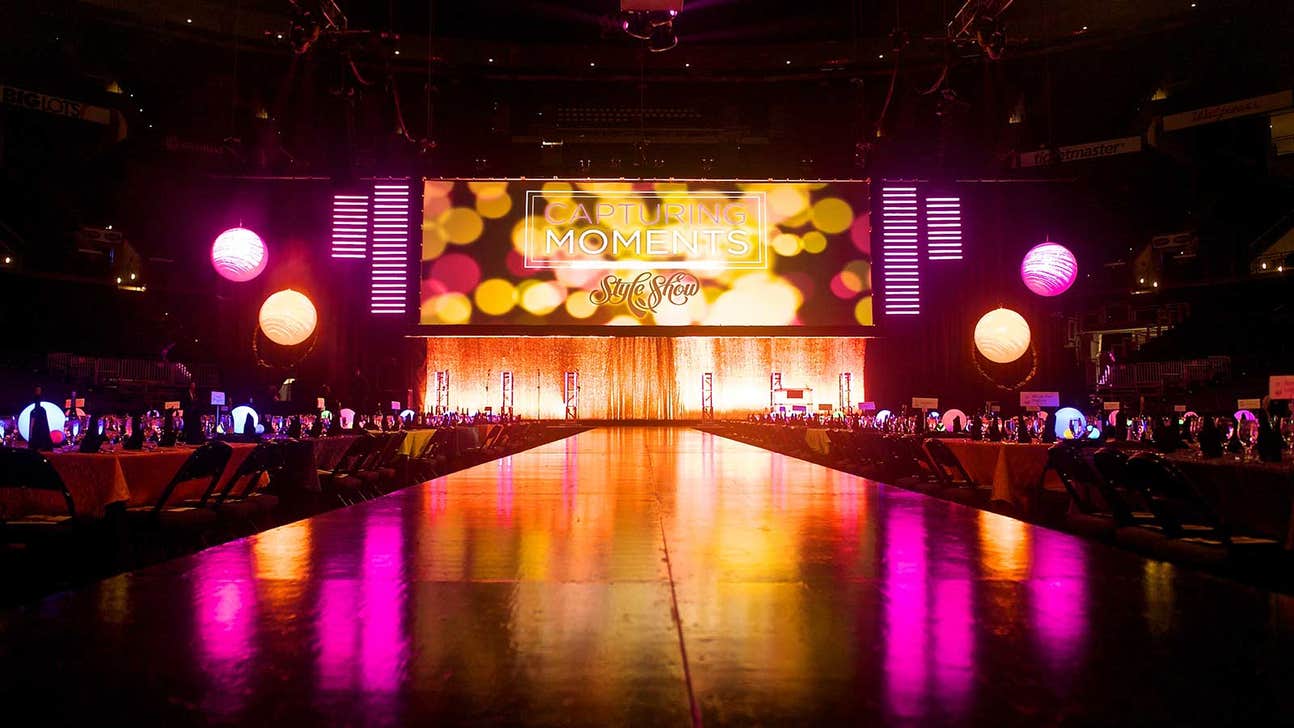 Pediatric cancer hero celebrates Blue Jackets Black Tie Style Show