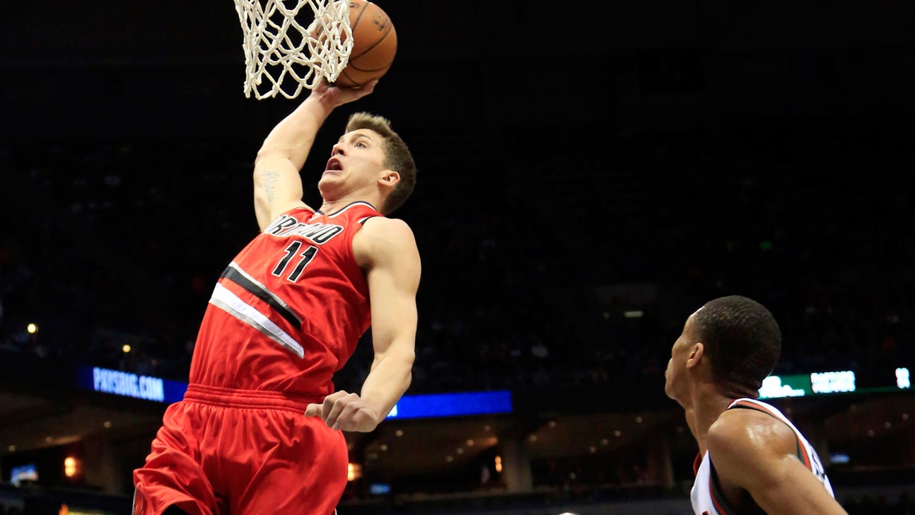 See which Portland Trail Blazers showed up at Meyers Leonard's wedding