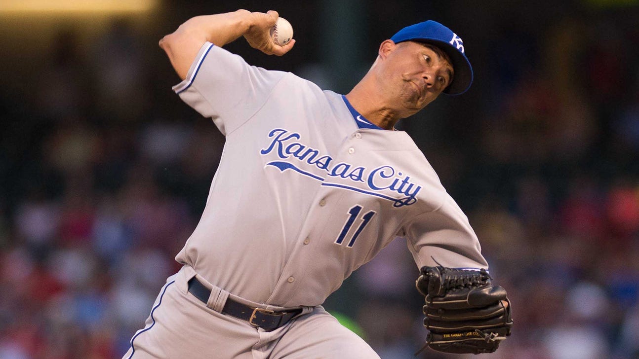 Guthrie, Game 3 starter, waits to join the Royals' postseason