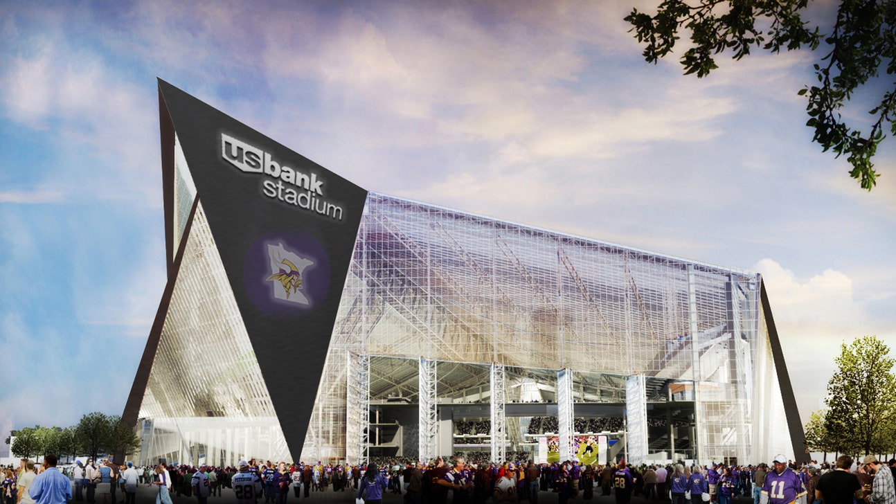 Construction of new Vikings stadium now 95 percent complete