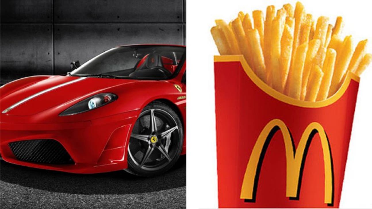 McDonald's in Australia using Lamborghini and Ferrari to deliver food