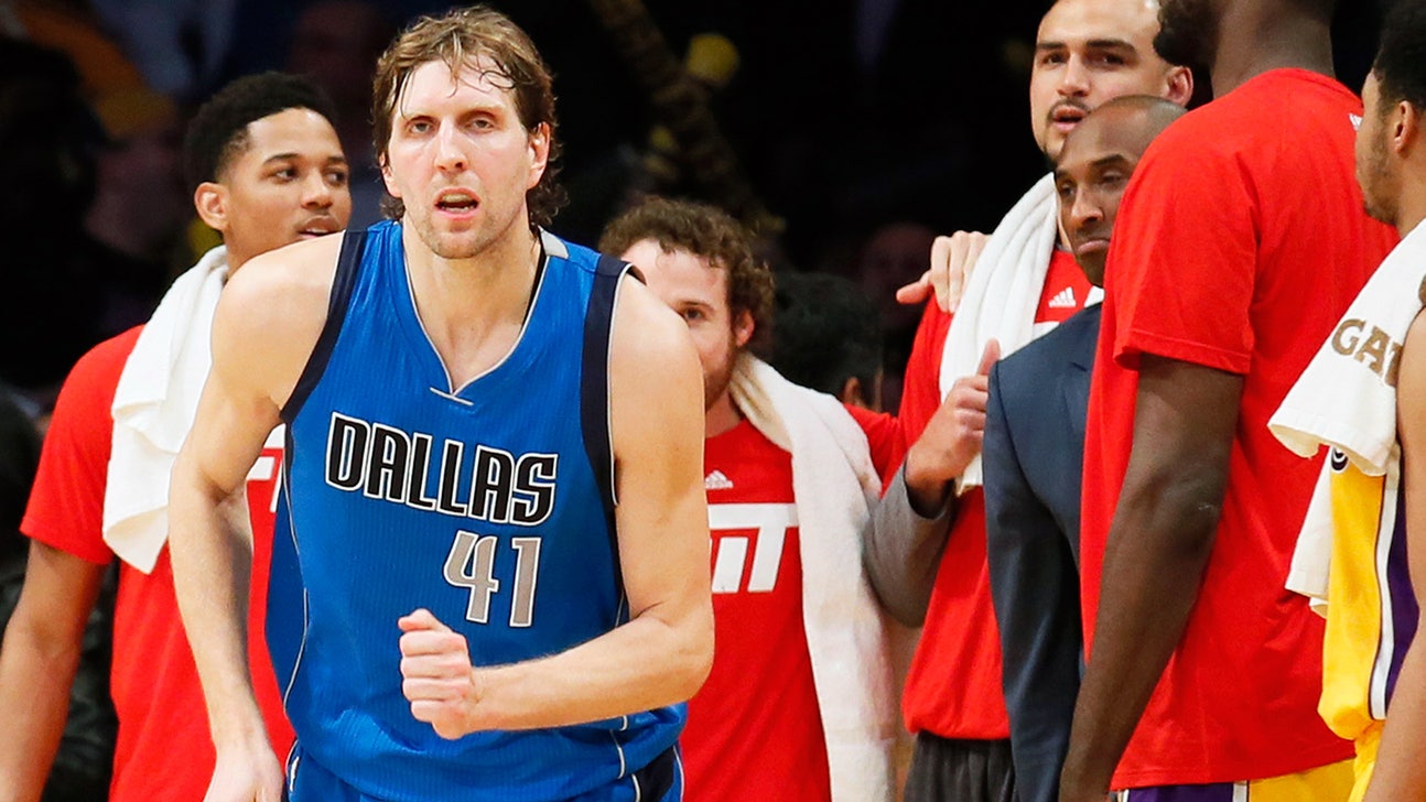 Dirk Nowitzki calls Kobe Bryant 'our Michael Jordan' after win