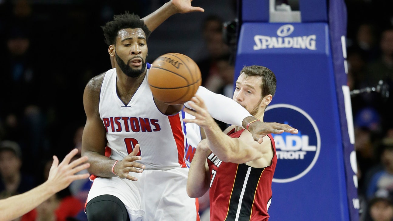Drummond leads Pistons over Heat