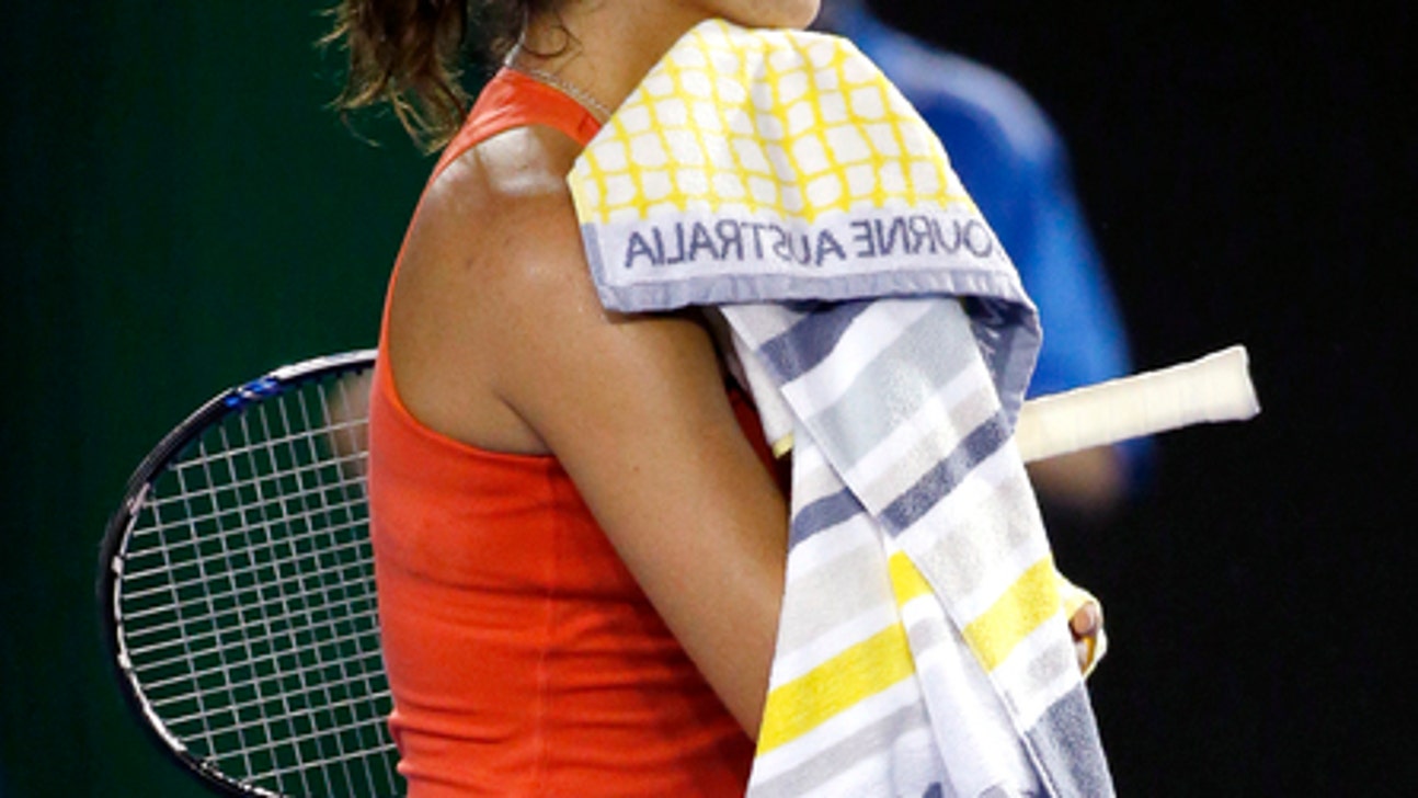 The Latest: Play resumes in Ivanovic's match after delay