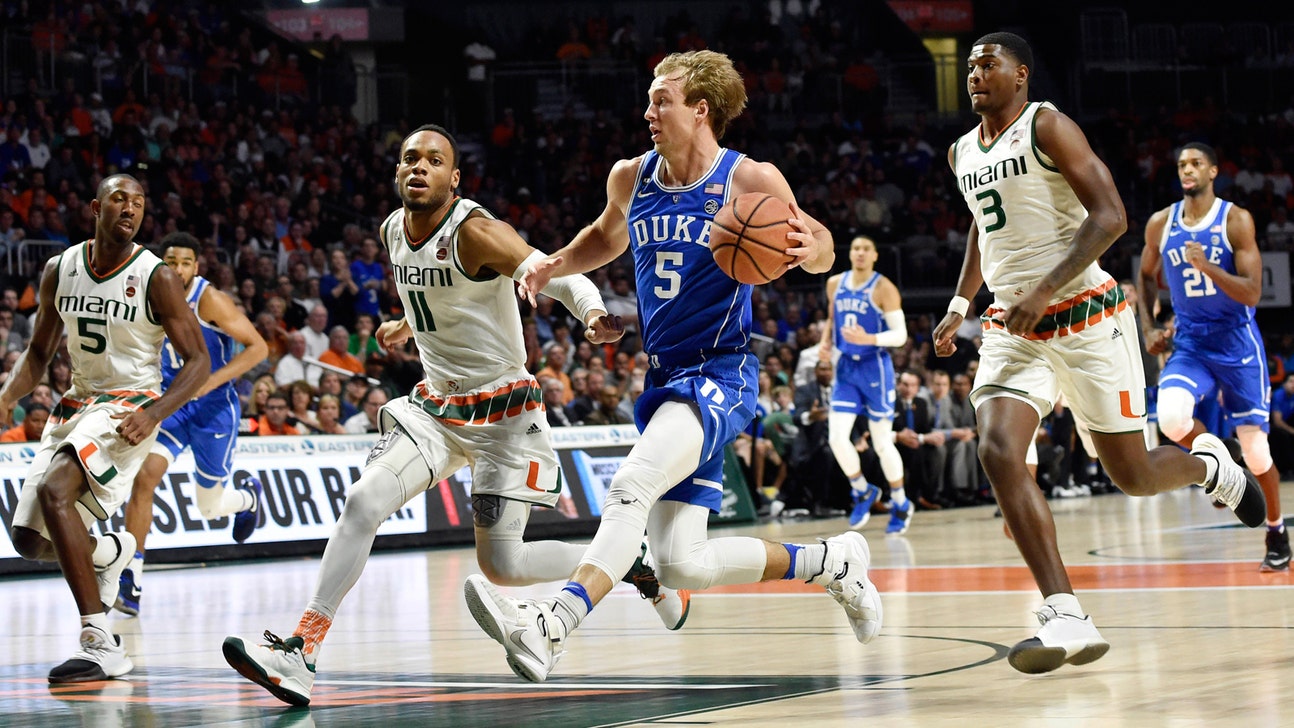 Bruce Brown leads Miami to upset win over No. 10 Duke