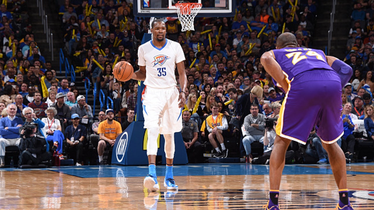 Kobe Bryant says Kevin Durant's 20-point streak should never end