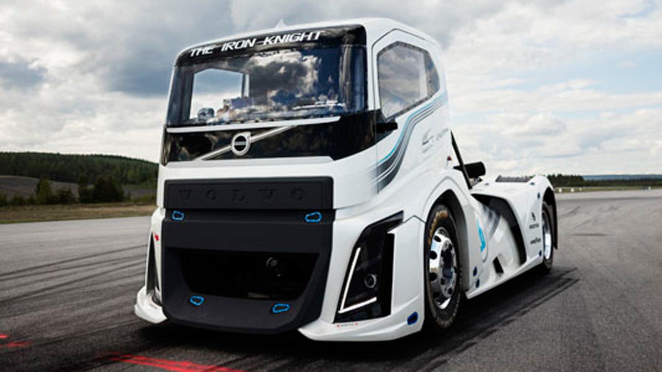 Watch the Volvo Iron Knight break semi speed records