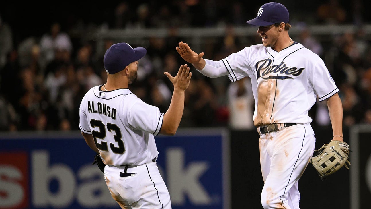 Playing first base the latest example of versatility for Padres' Myers