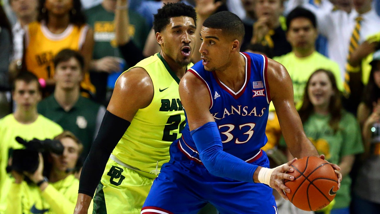 Kansas grabs stranglehold on Big 12 race with 67-65 win over Baylor