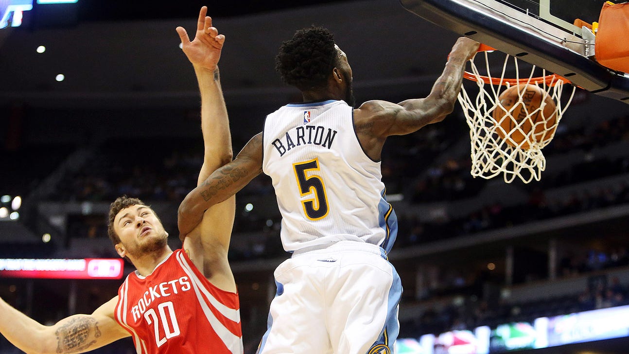 Barton nearly blows game, highlight jam with shoe-tossing tech