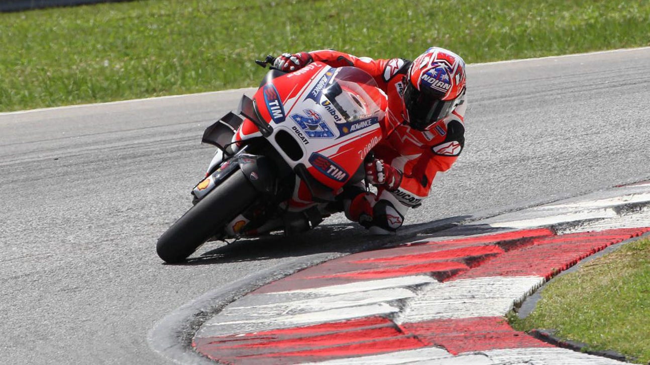 MotoGP: Casey Stoner gets back on a Ducati motorcycle