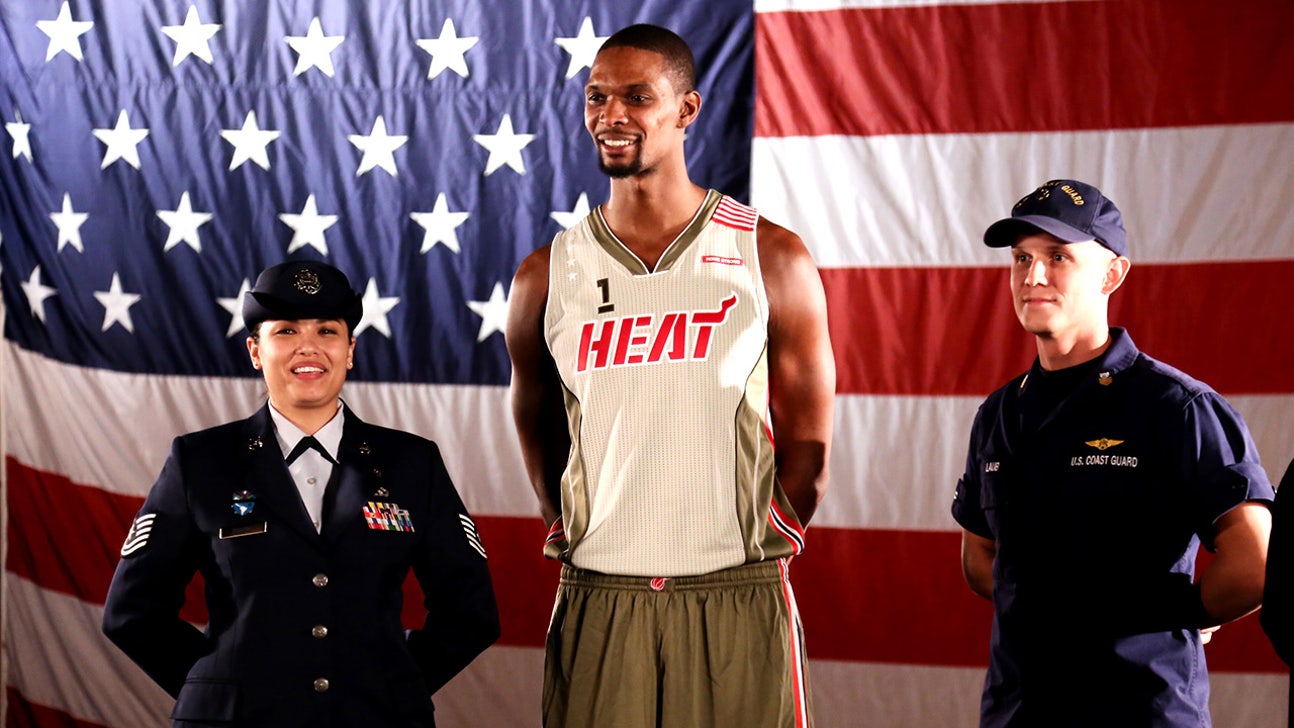 Miami Heat unveil 'Home Strong' uniforms honoring military