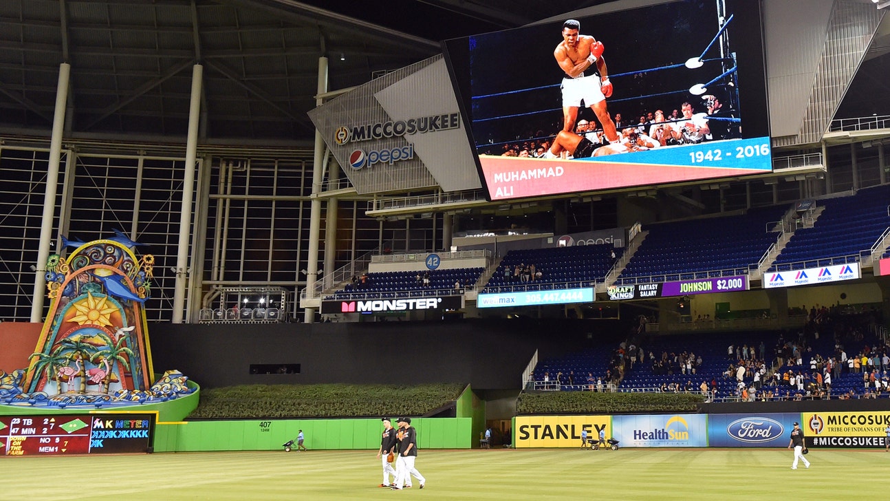 Ali family isn't unhappy about premature tribute from Marlins