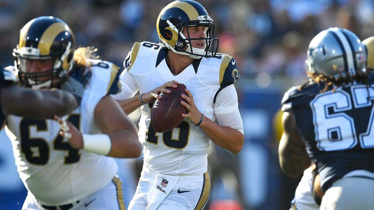 Jared Goff named backup QB for Rams' home opener against Seahawks
