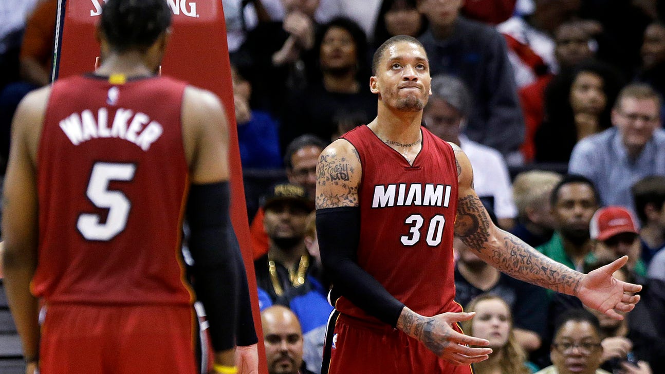 Michael Beasley's 3-point celebration is not at all family-friendly