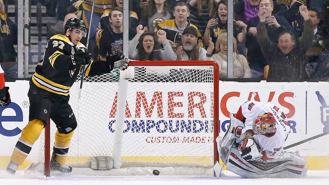 Bergeron leads Boston in 7-2 rout of Ottawa