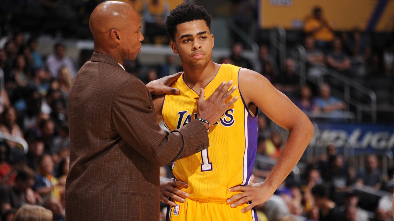 Byron: D'Angelo Russell is 'not old enough' to meet with individually