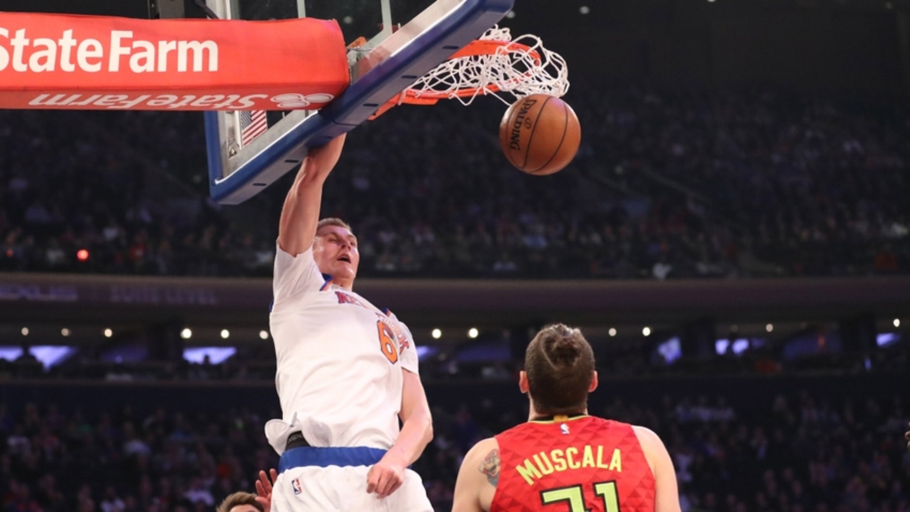 New York Knicks: Carmelo Anthony Is In Awe Of Kristaps Porzingis