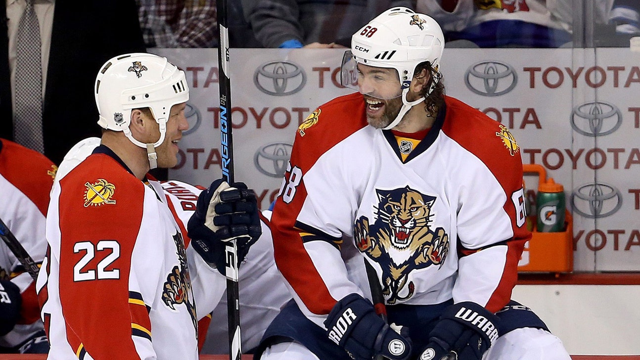 Panthers' Jaromir Jagr wins Bill Masterton Trophy for sportsmanship