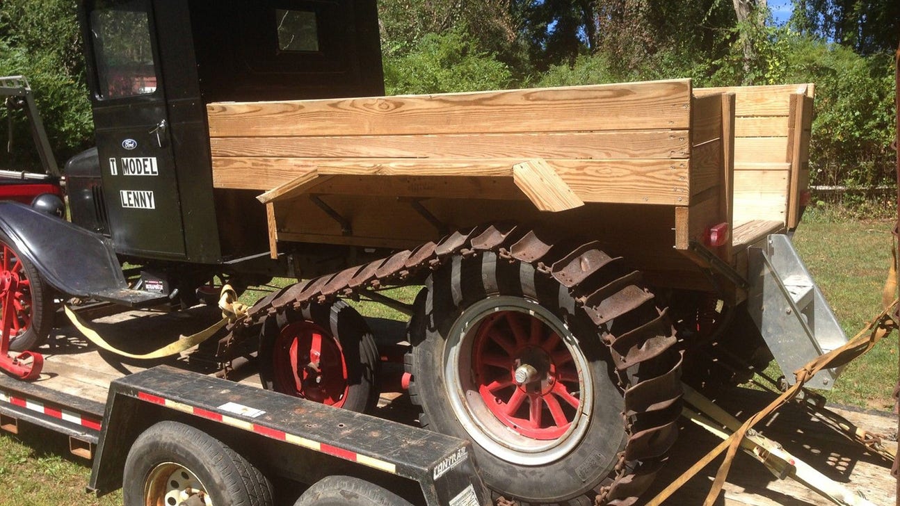 eBay: 1924 Ford Model T Snowmobile for sale