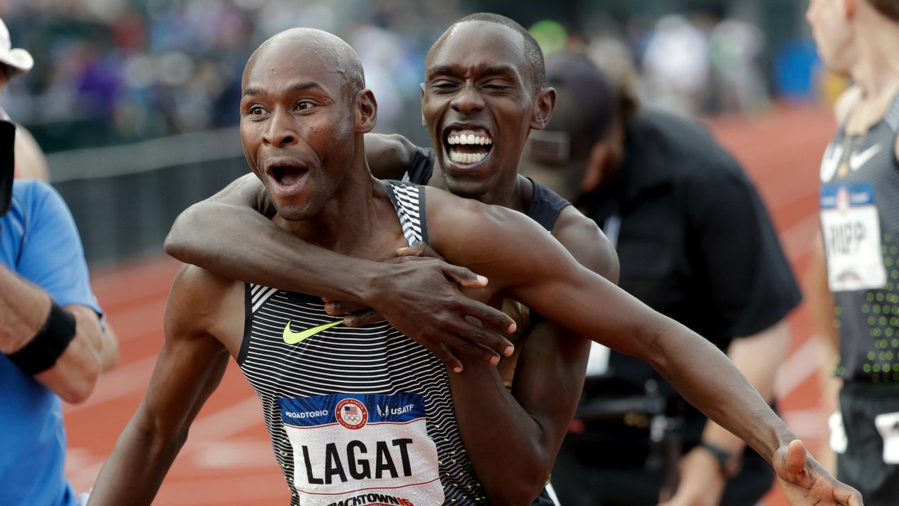 Bernard Lagat, 41, wins 5,000m at trials to make his fifth Olympics