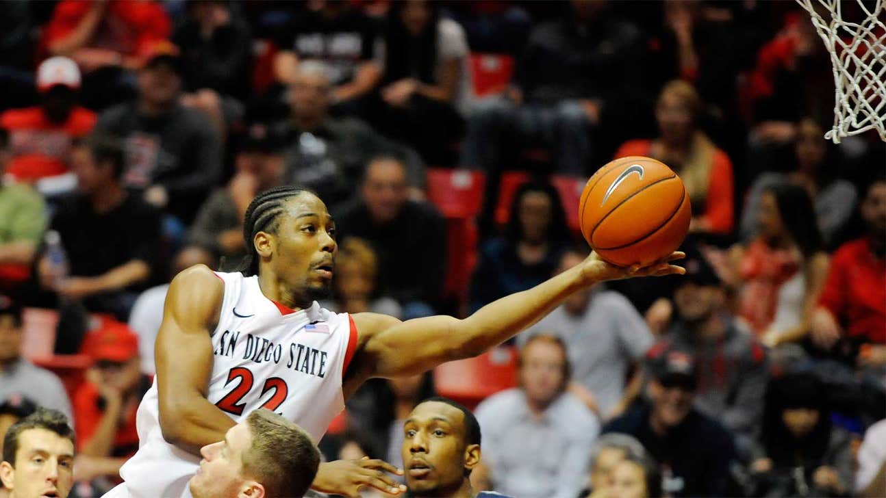 Shrigley leads No. 6 SDSU over Utah State, 60-45