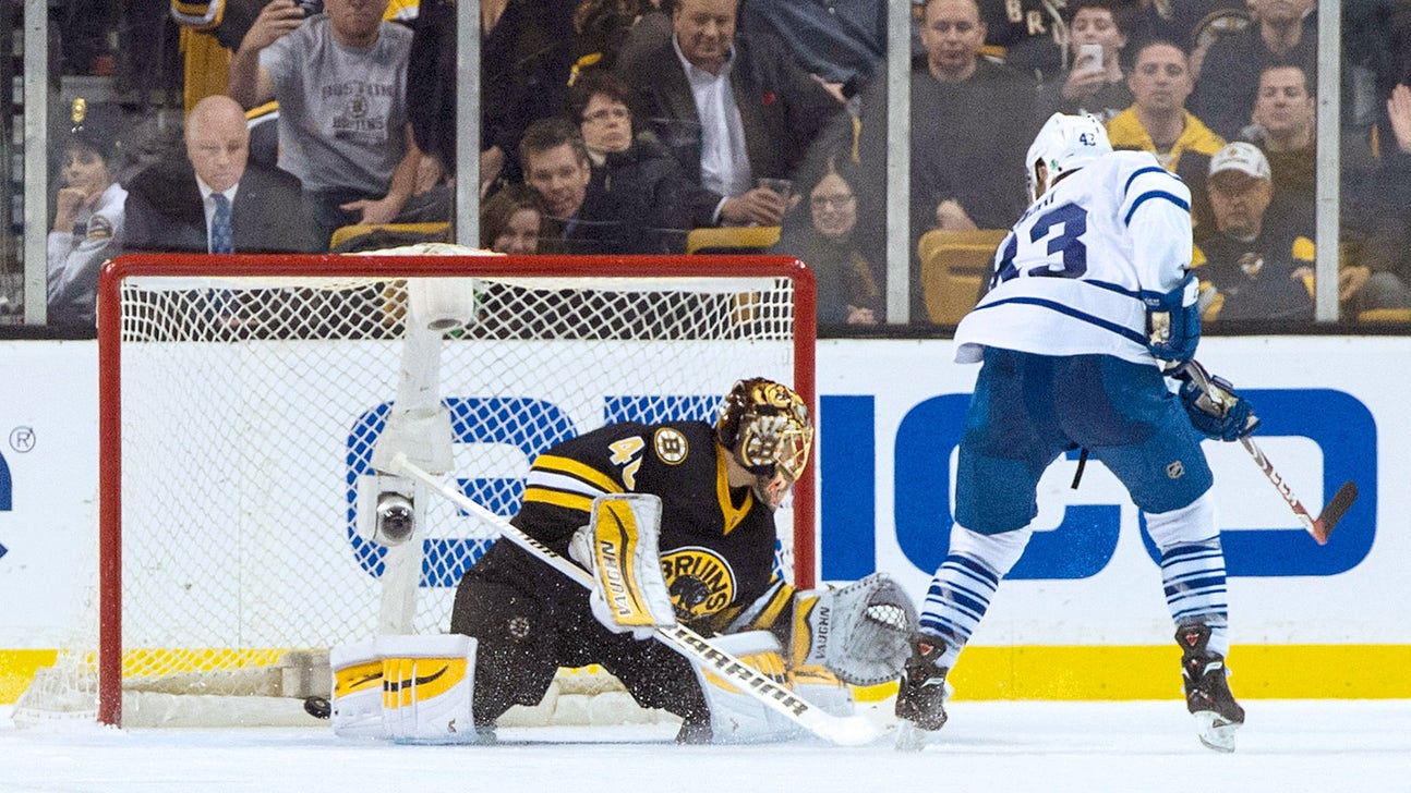 Sagging Maple Leafs get boost by topping Bruins in shootout