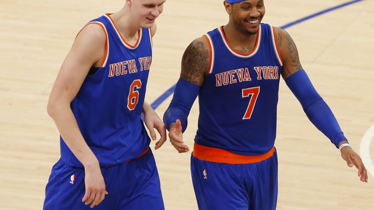 Knicks Kristaps Porzingis Wore Cornrows Because Of Carmelo Anthony