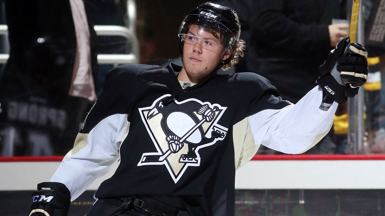 Penguins' Sprong springs into NHL record book with first career goal