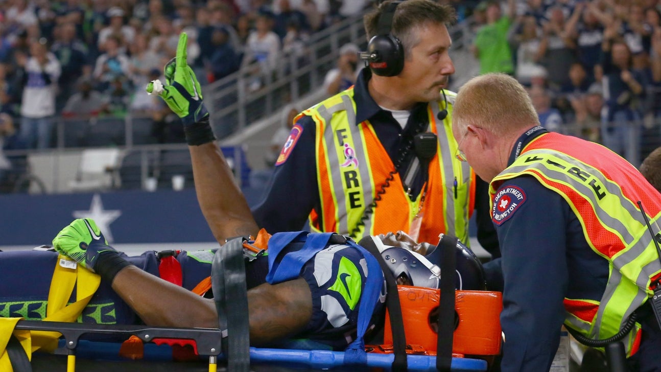 Seattle's Ricardo Lockette says trainers saved him from dying on the field