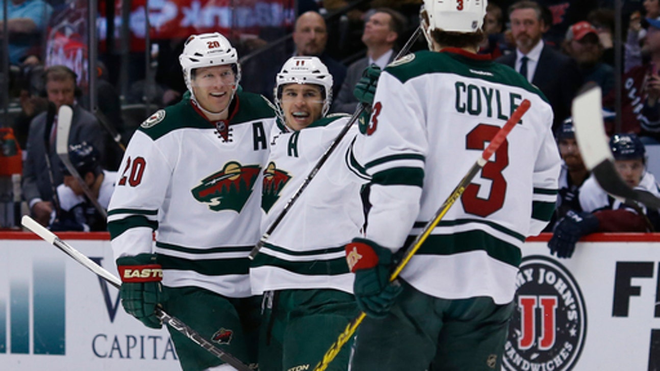 Parise, Dubnyk lift Wild to 4-0 win over Avalanche